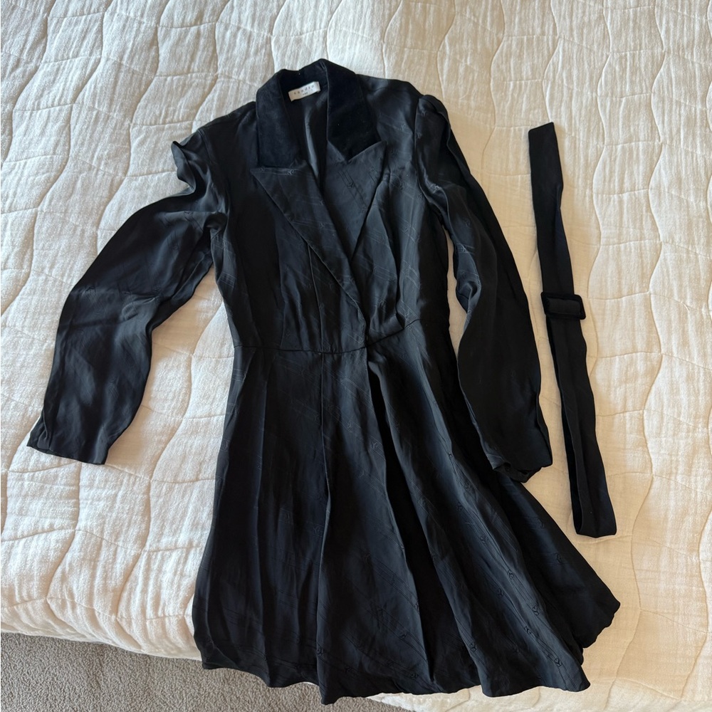 SANDRO Belted Blazer Dress - Picture 8 of 12
